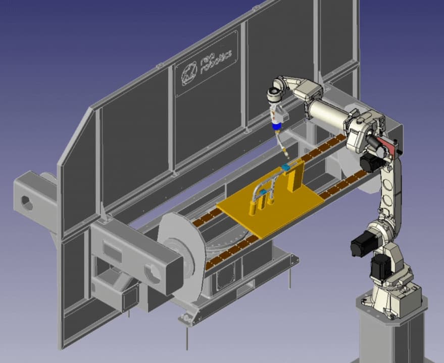 Img 7 - sheet metal – welding - We design robotic systems for automated welding. Maximum precision and productivity with REA Robotics technology.